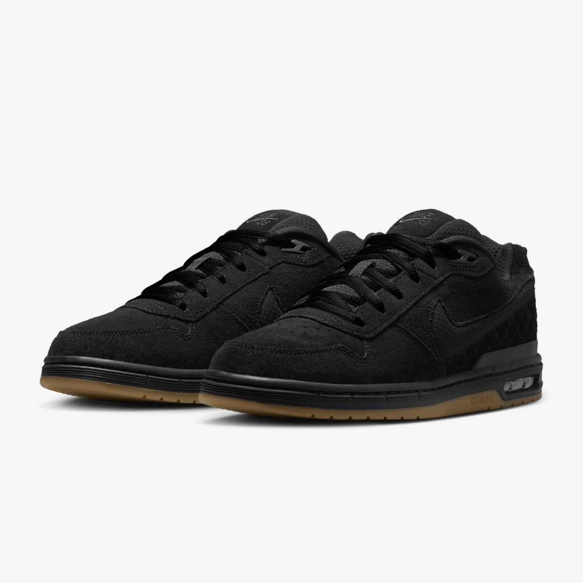 Nike SB Paul Rodriguez Zoom Air Low (Black/Black/Gum)