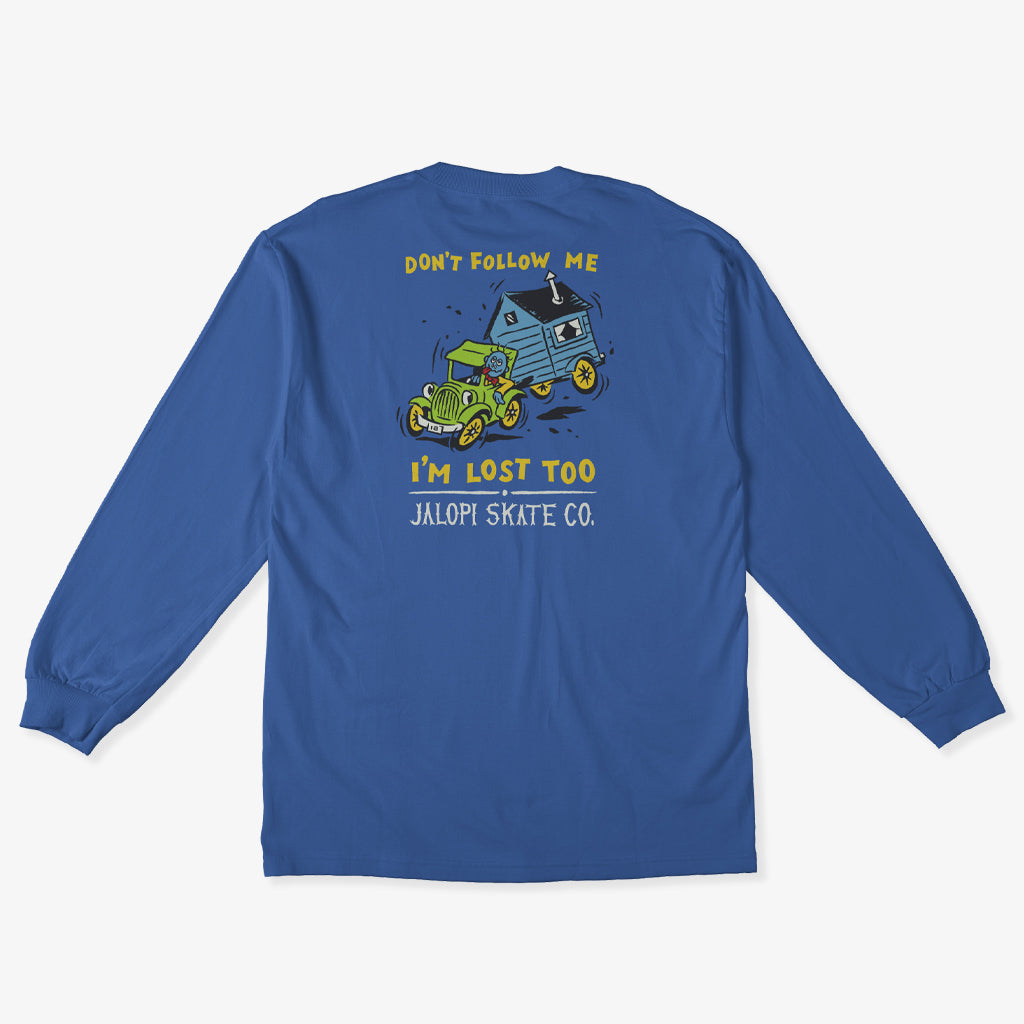 Long Sleeve Jalopi Returns Tee (Royal)