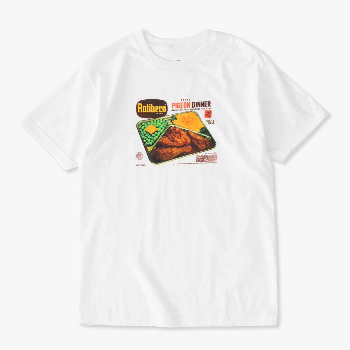 Pigeon Dinner Tee  (White)