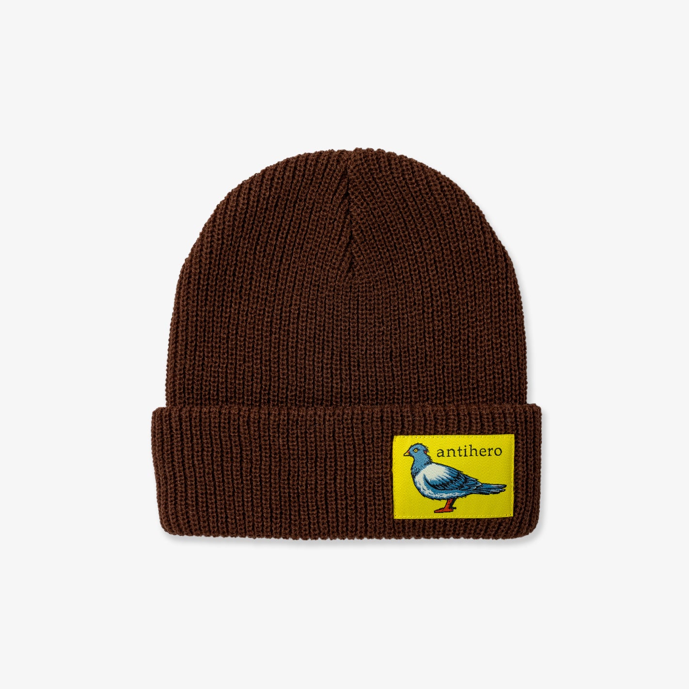  - Lil Pigeon Beanie (Brown/Yellow)