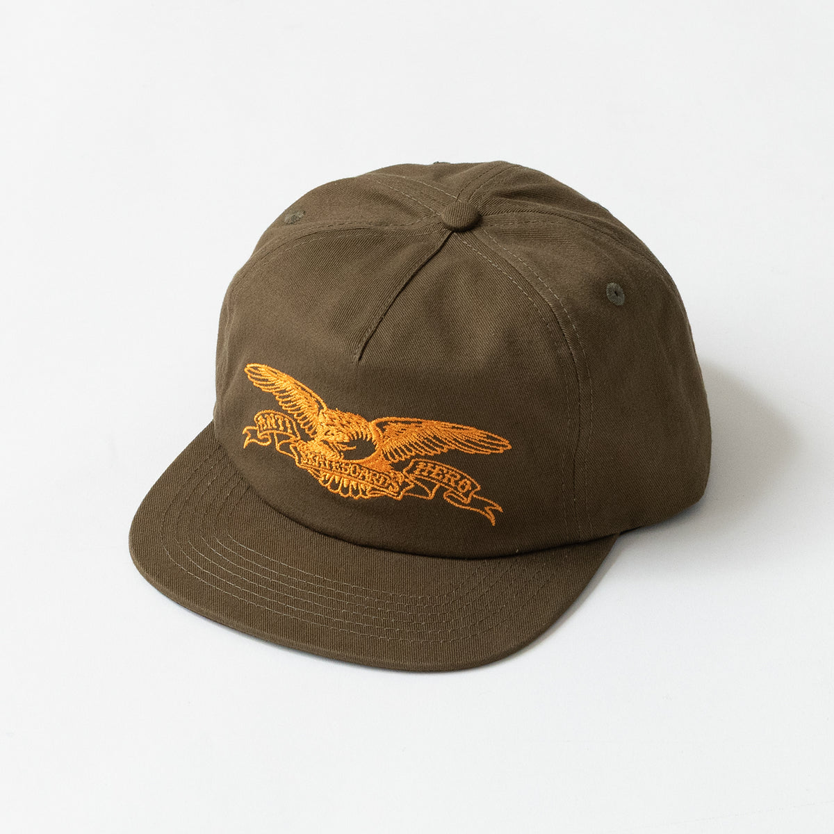  - Antihero Eagle Snapback (Brown/Orange)