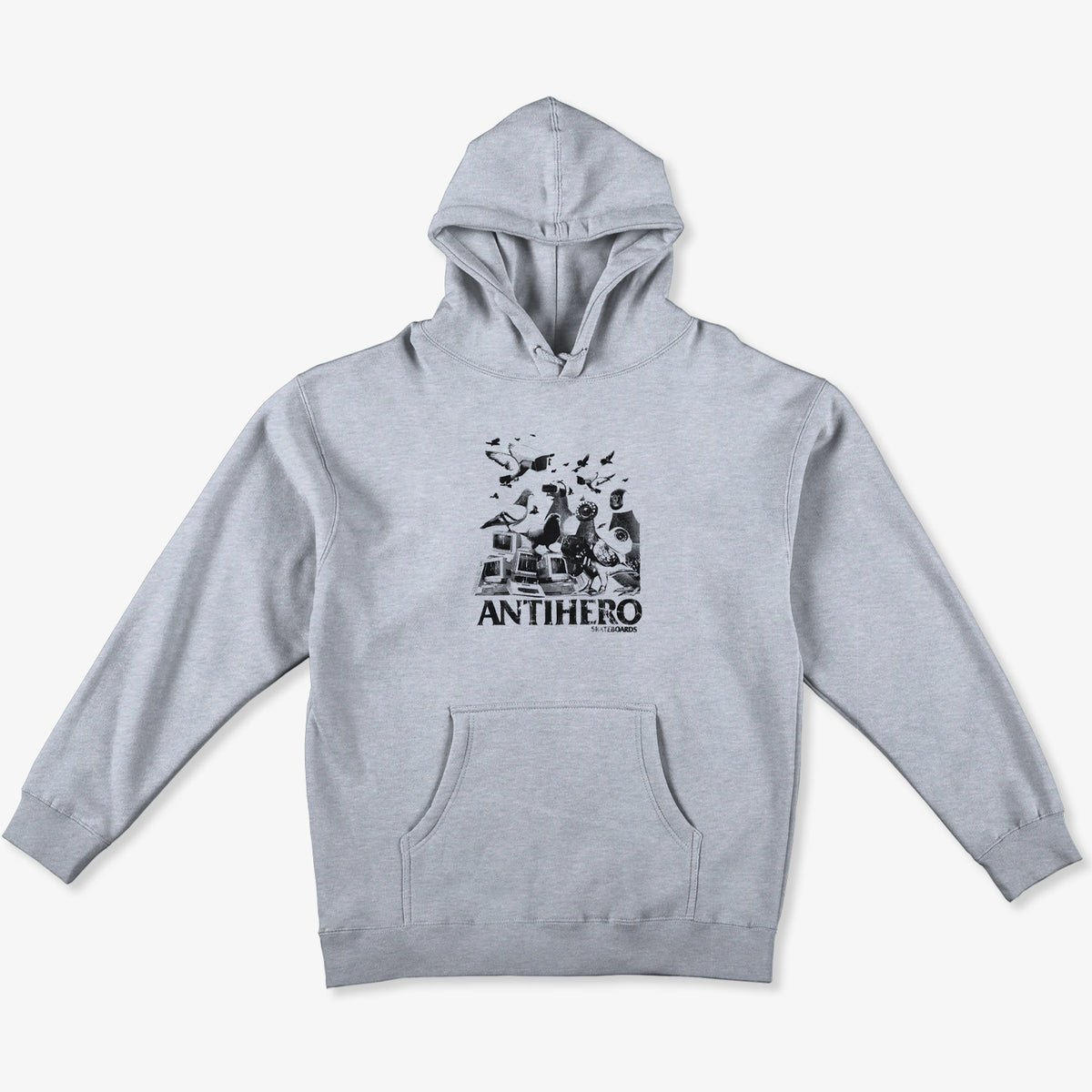 Pigeon Intelligence Hoodie (Grey)