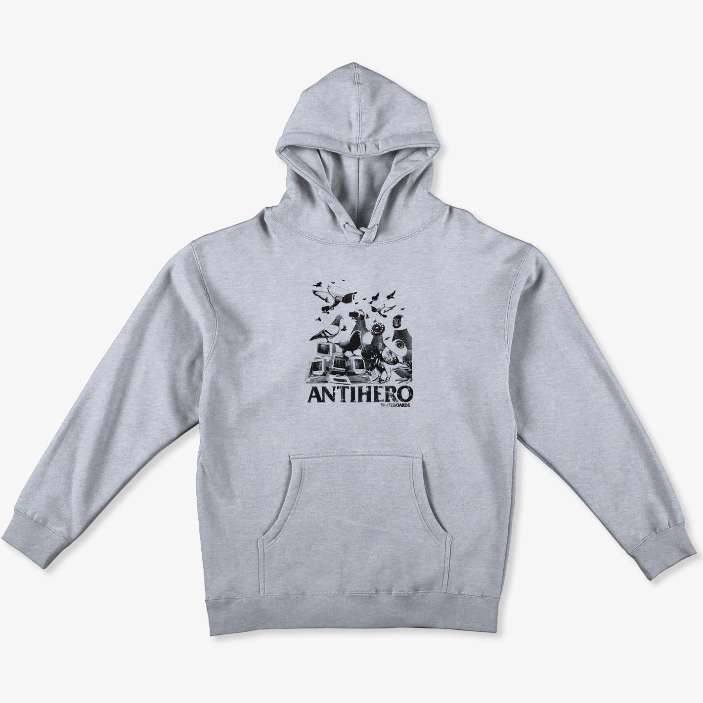  - Pigeon Intelligence Hoodie (Grey)