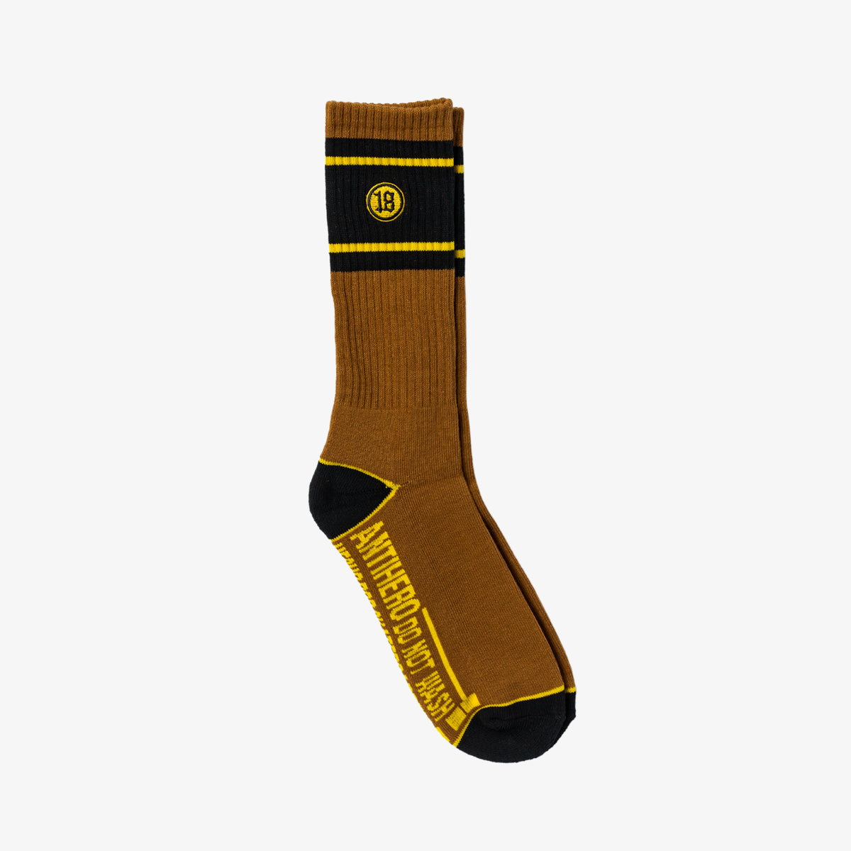 Hecho Por EMB Socks (Brown/Yellow)