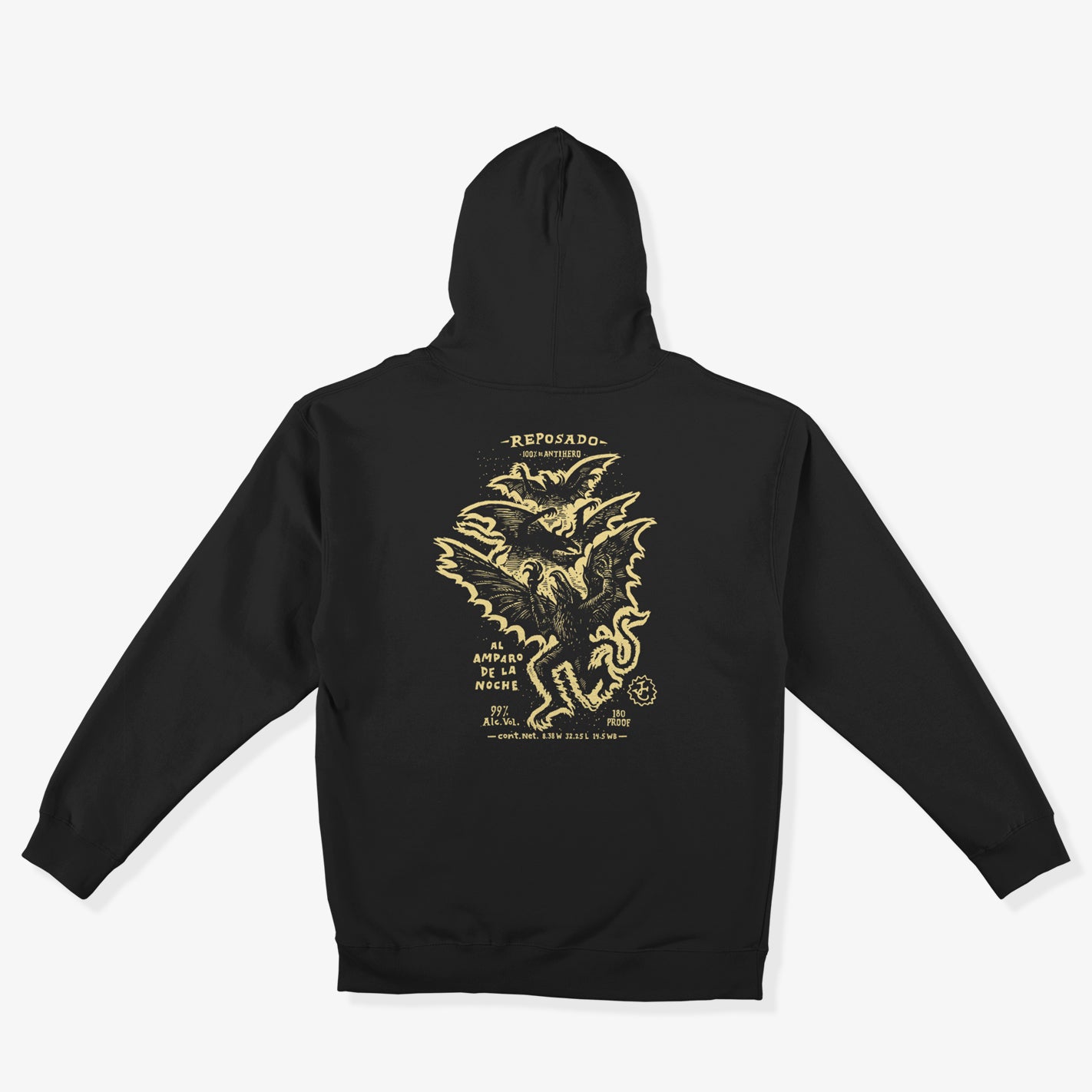  - Carnales Reposado Hoodie (Black/Yellow)