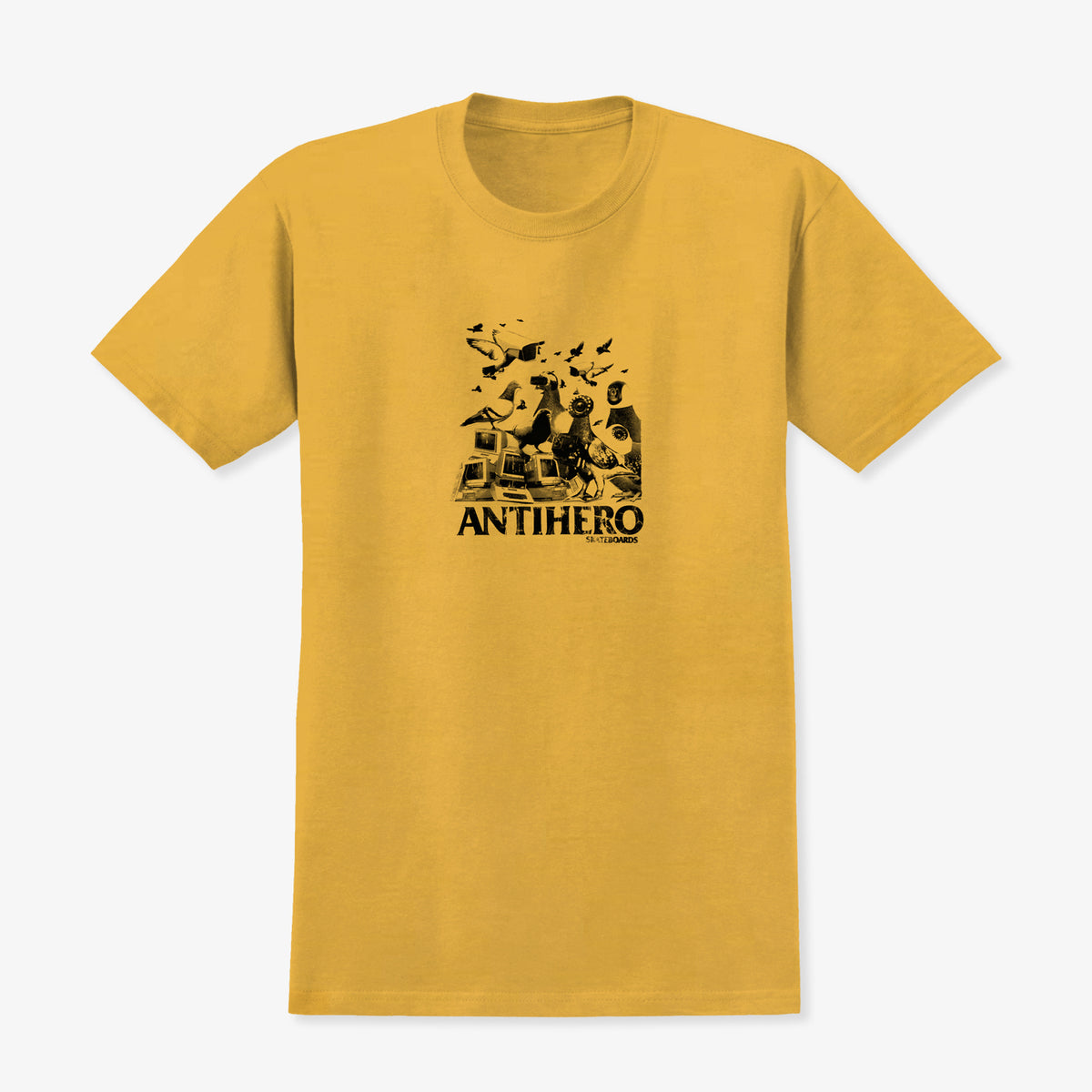 Pigeon Intelligence Tee (Mustard)