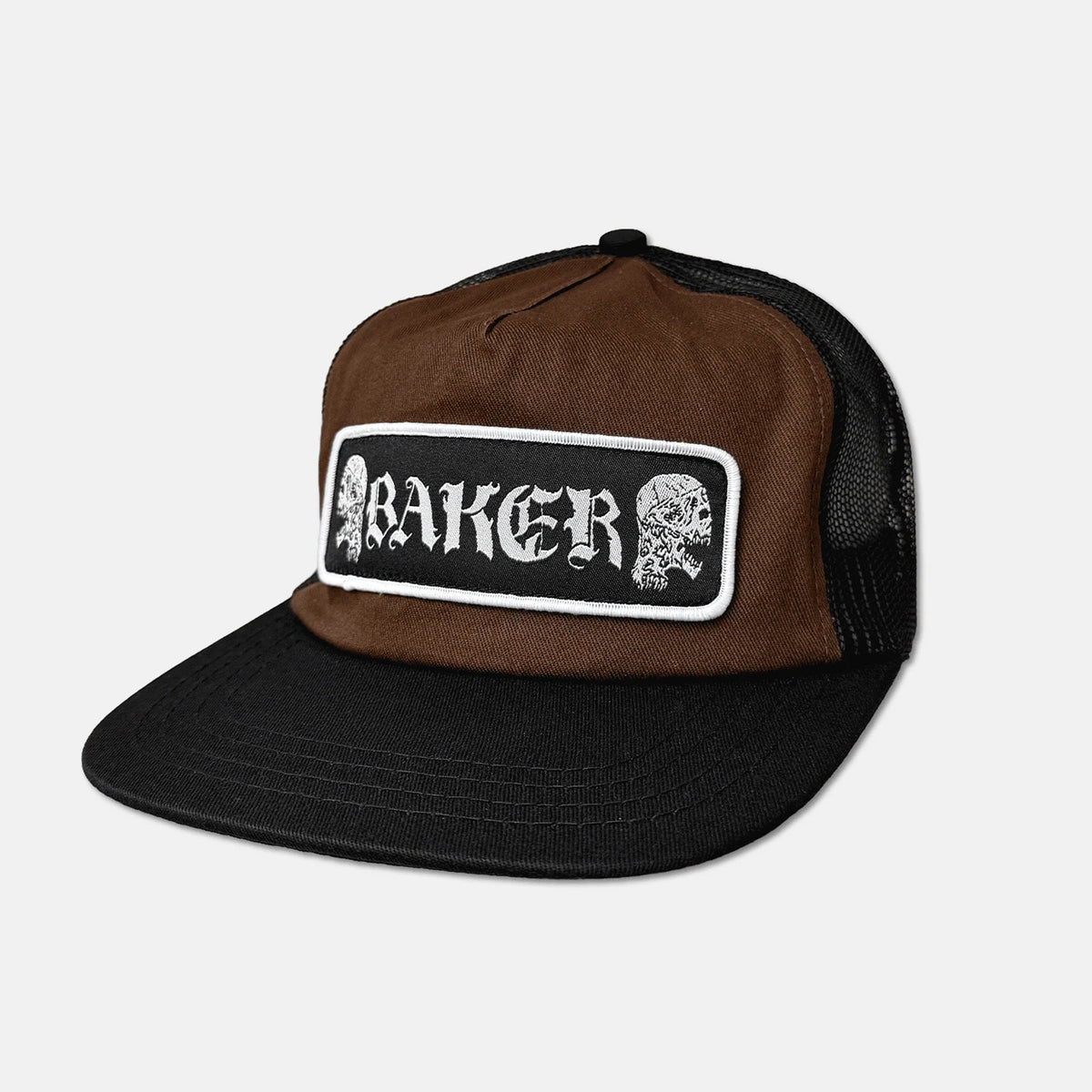 Baker Twin Skulls Trucker Hat