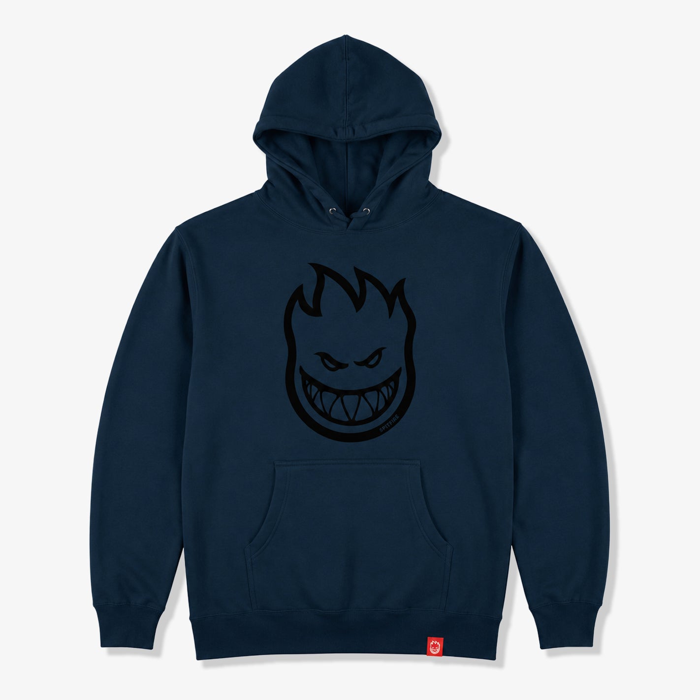 Spitfire Bighead Hoodie (Navy/Black) - 510 Skateboarding