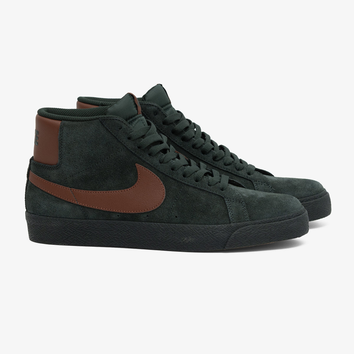Nike SB Zoom Blazer Mid (Black Spruce/Corduroy Brown)