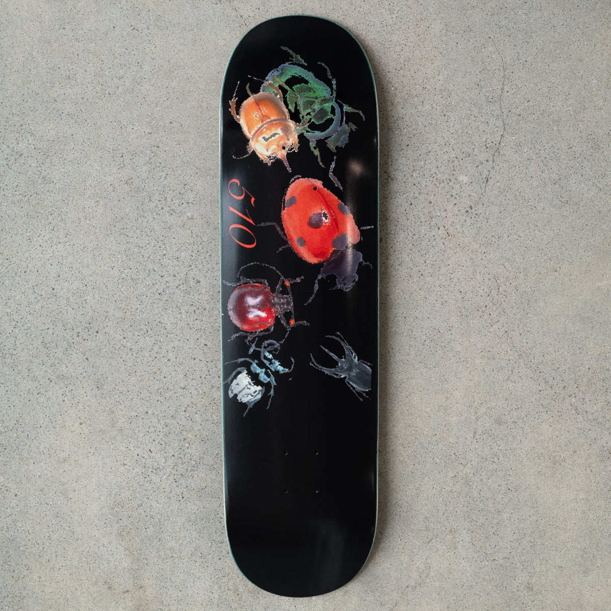 510 Glitchy Bugs Out Shop Deck (Black)