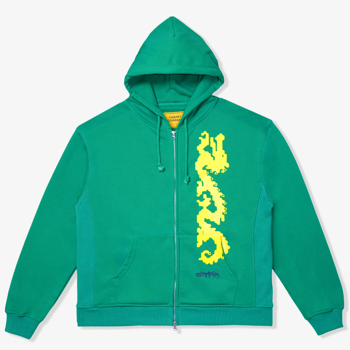 Dragon Zip Hoodie (Green)