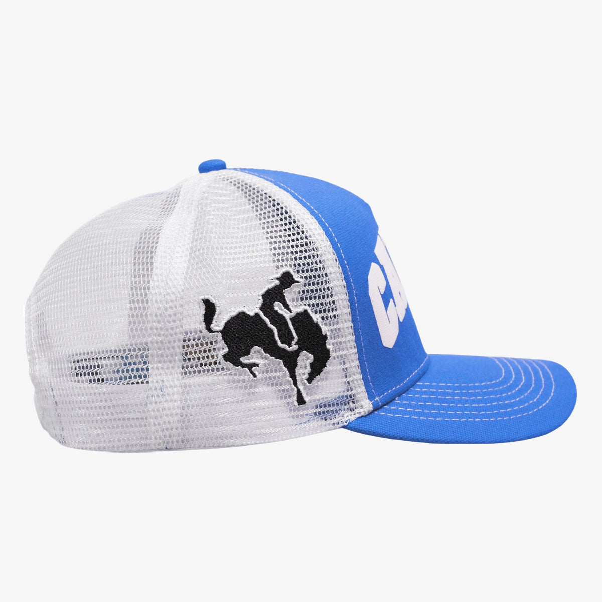 Cowboy Trucker Hat (Blue)