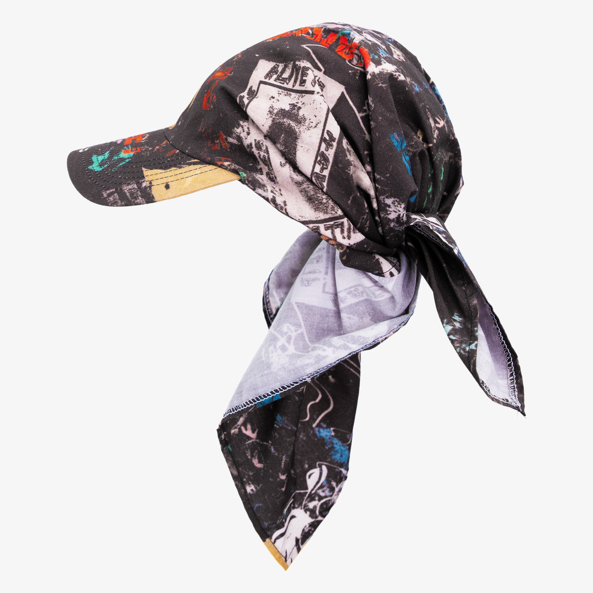 Carpet Rag Bandana Hat (Black)