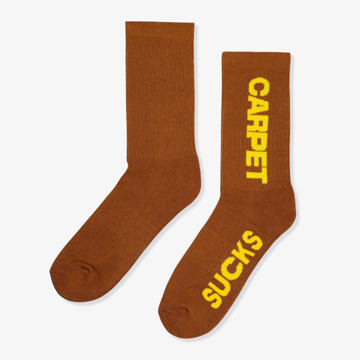 Carpet Sucks Sock (Brown)