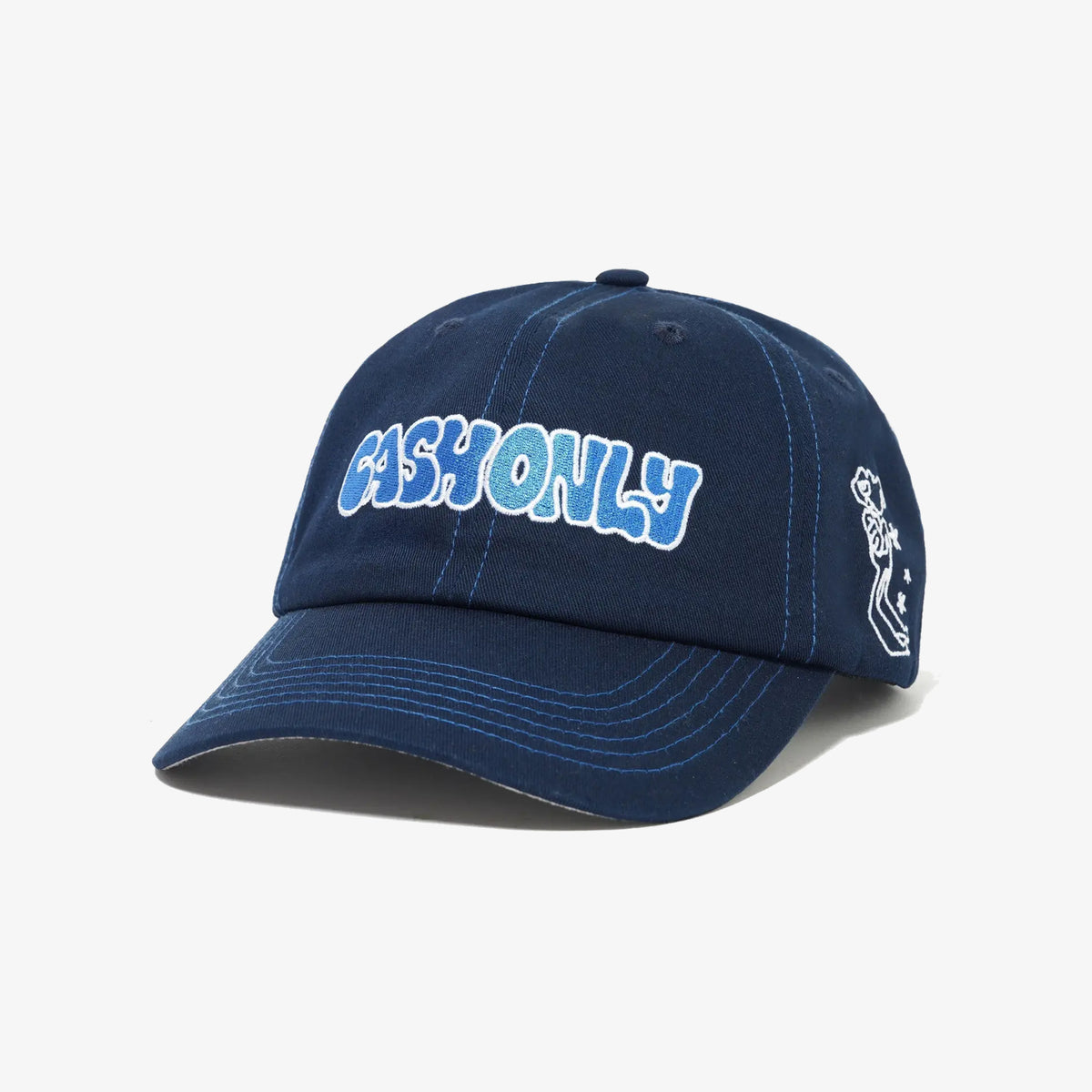 Sketchbook 6 Panel Cap (Navy)