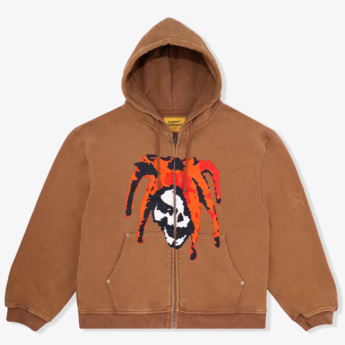 Carpet Jester Hoodie (Brown)