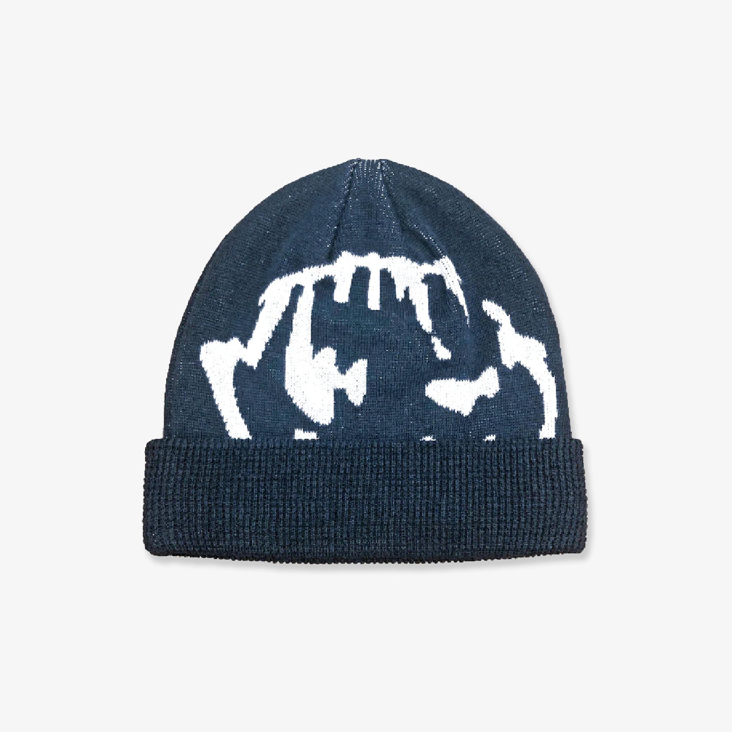  - Mask Beanie (Navy)
