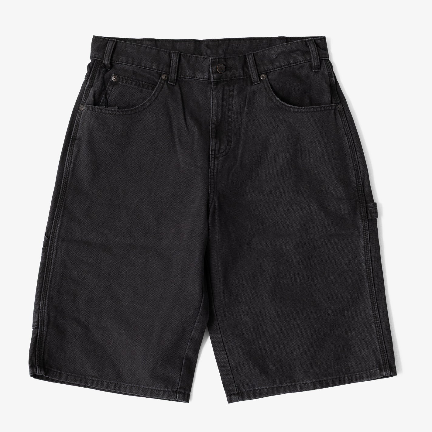 Dickies Canvas Carpenter Work Shorts (Black) - 510 Skateboarding