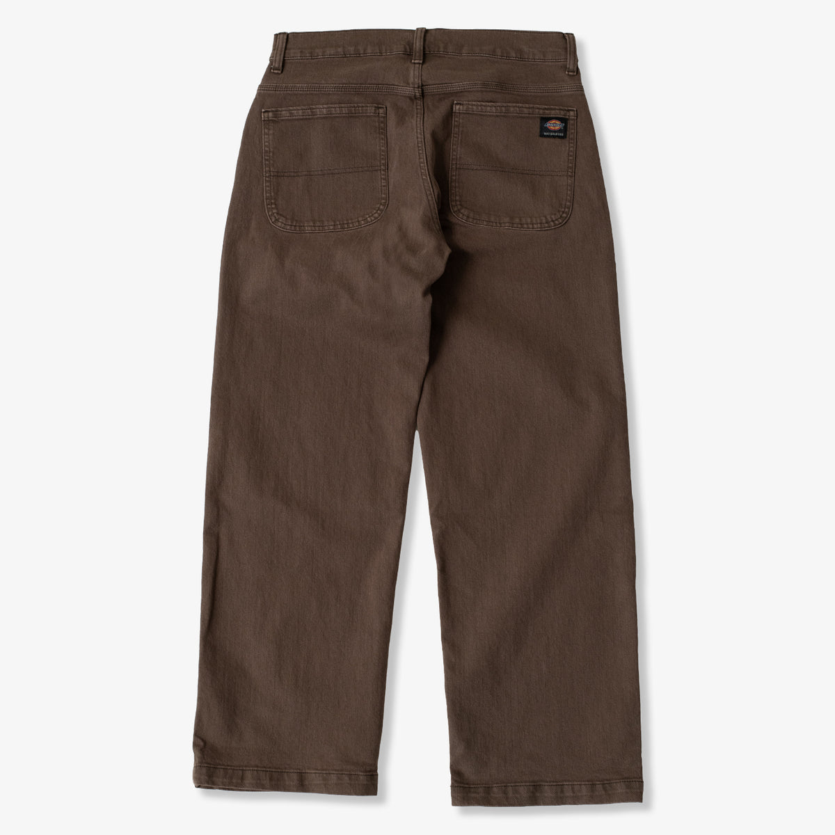 Loose Denim Pants (Dark Brown)