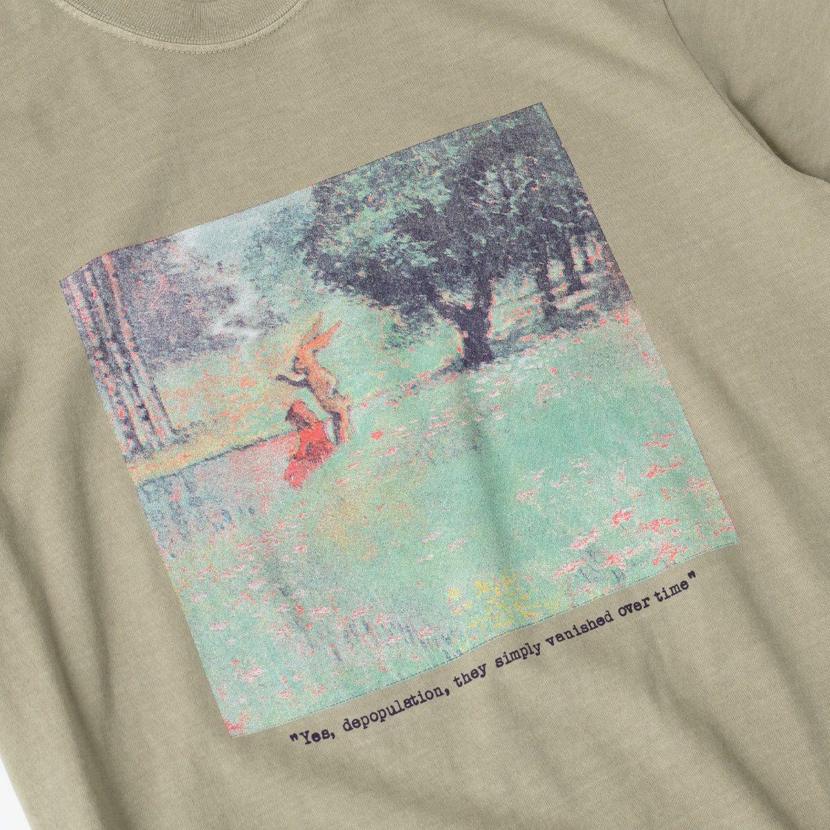 Depopulation Tee (Khaki)