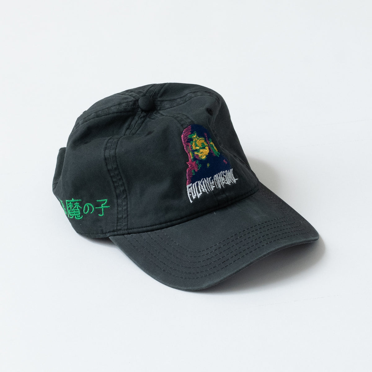 Shinkoku 6 Panel Hat (Black)