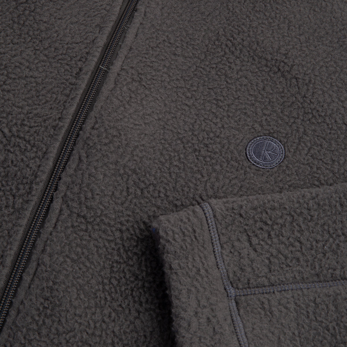 Polar Roman Fleece Jacket (Dirty black)