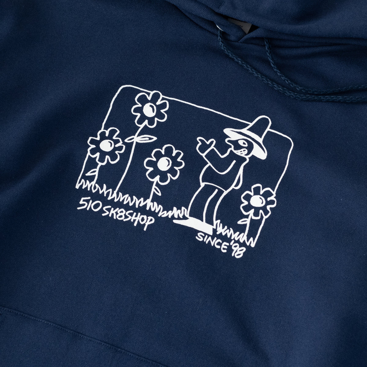 Flower Guy Hoodie (Navy/White)