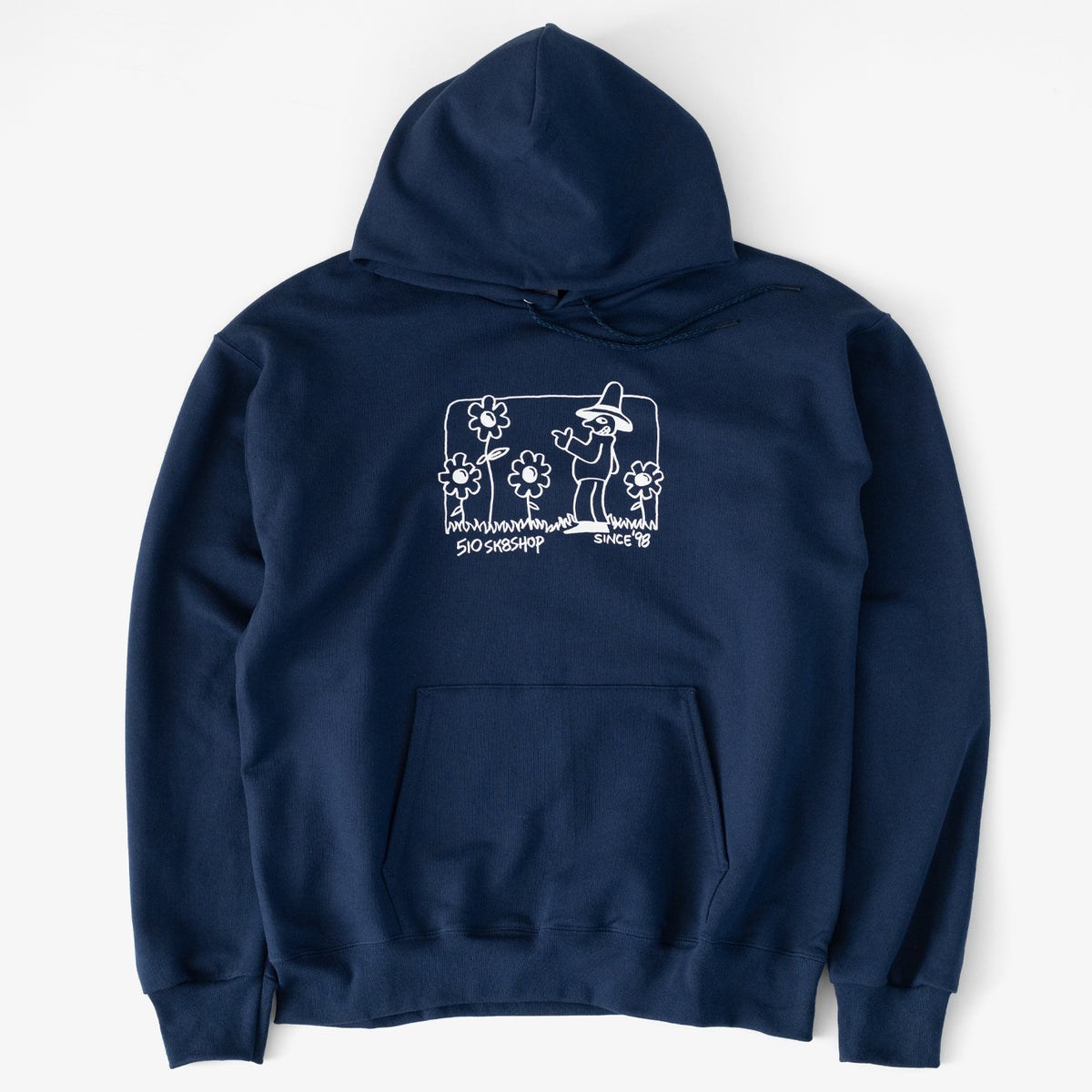 Flower Guy Hoodie (Navy/White)