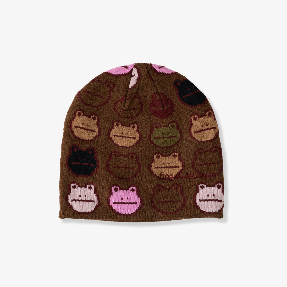 Frog Nation Beanie (Brown)