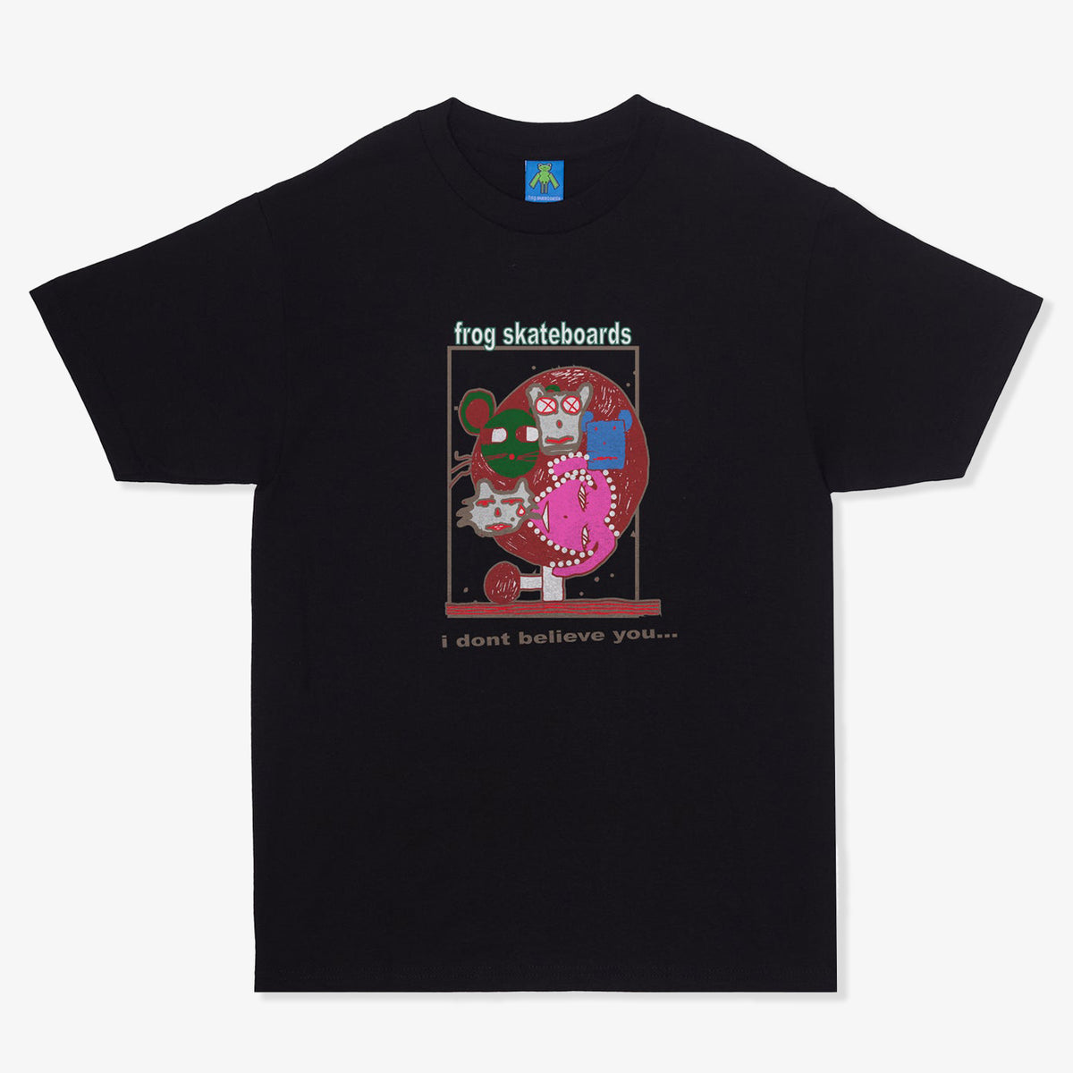 Frog I Don't Believe You Tee (Black)