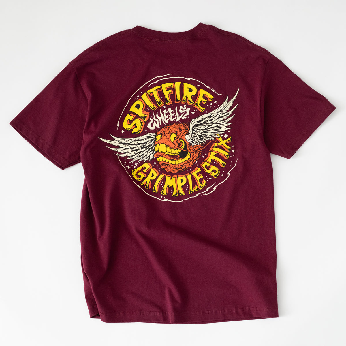 Flying Grimple Tee (Burgundy)