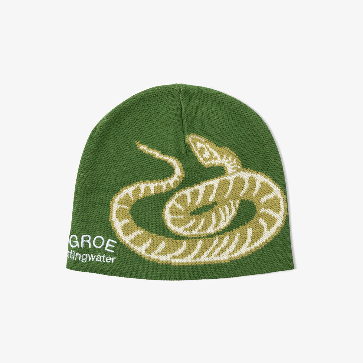 Snake Fossil Beanie (Army Green)