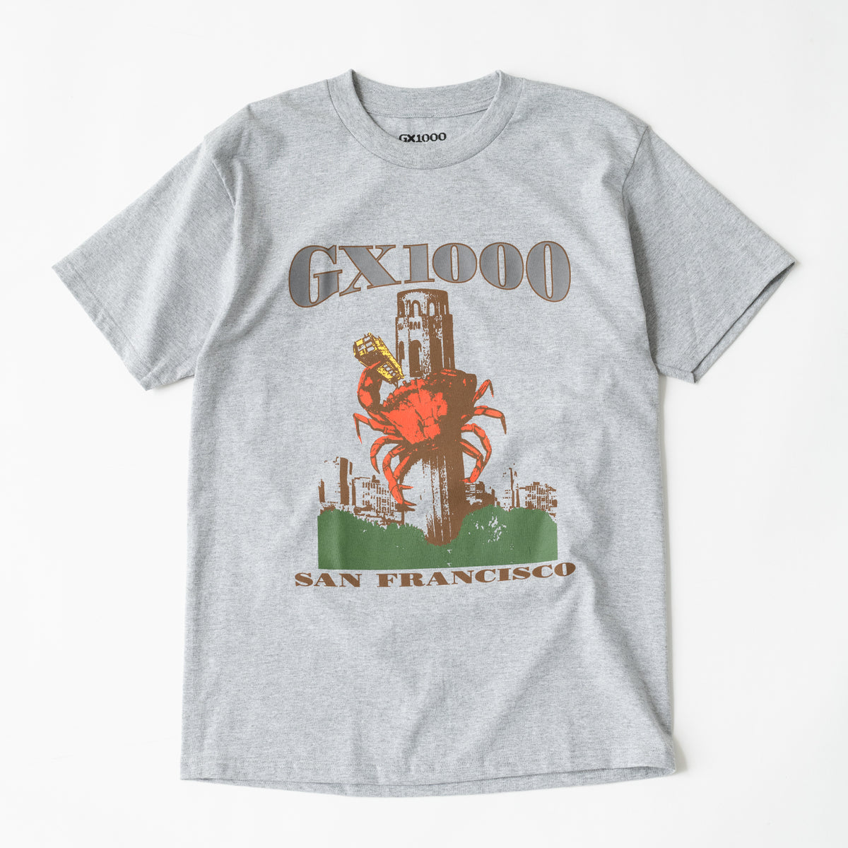 GX1000 Crab Tee (Heather Grey)