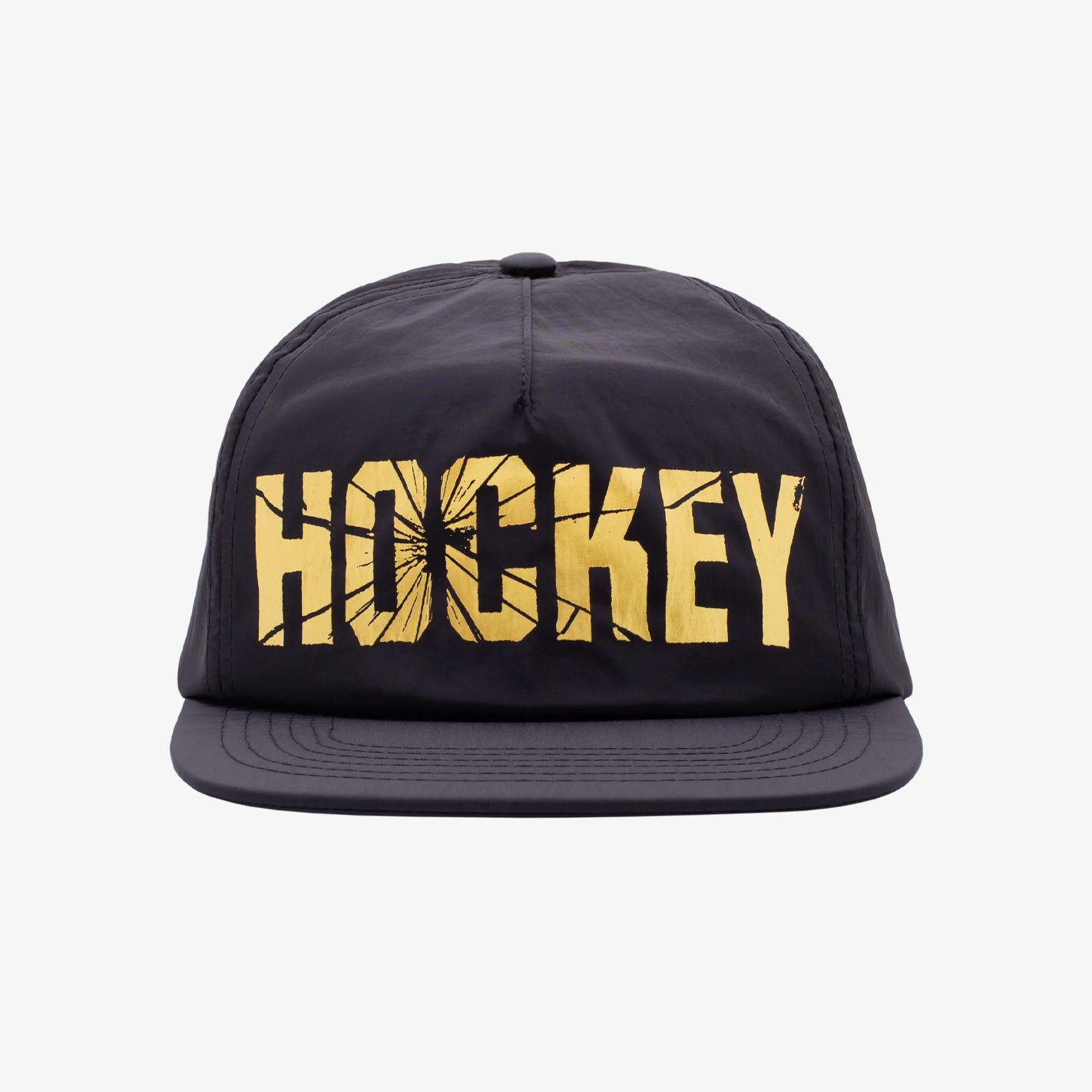  - Hockey Shatter Nylon Hat (Black)
