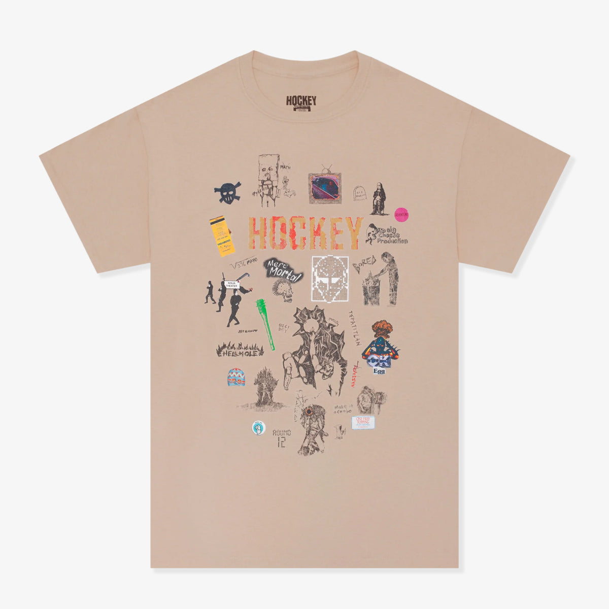 Hockey Paper Cover Tee (Sand)