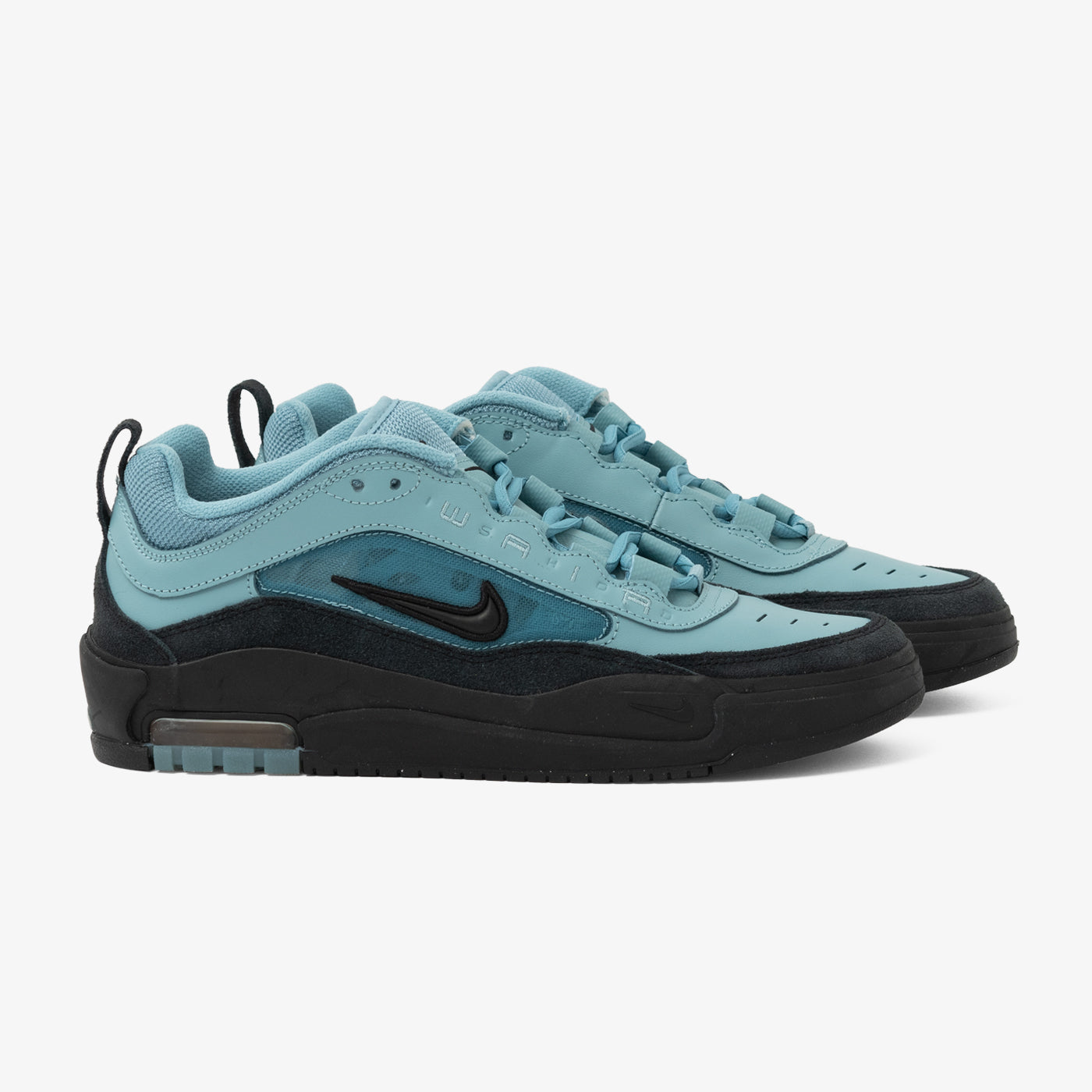 Nike AIR MAX ISHOD 新品 バスケットボールシューズ サイズ8 Air Max Ishod 2 (Aqua Blue/Black) - 510 Skateboarding