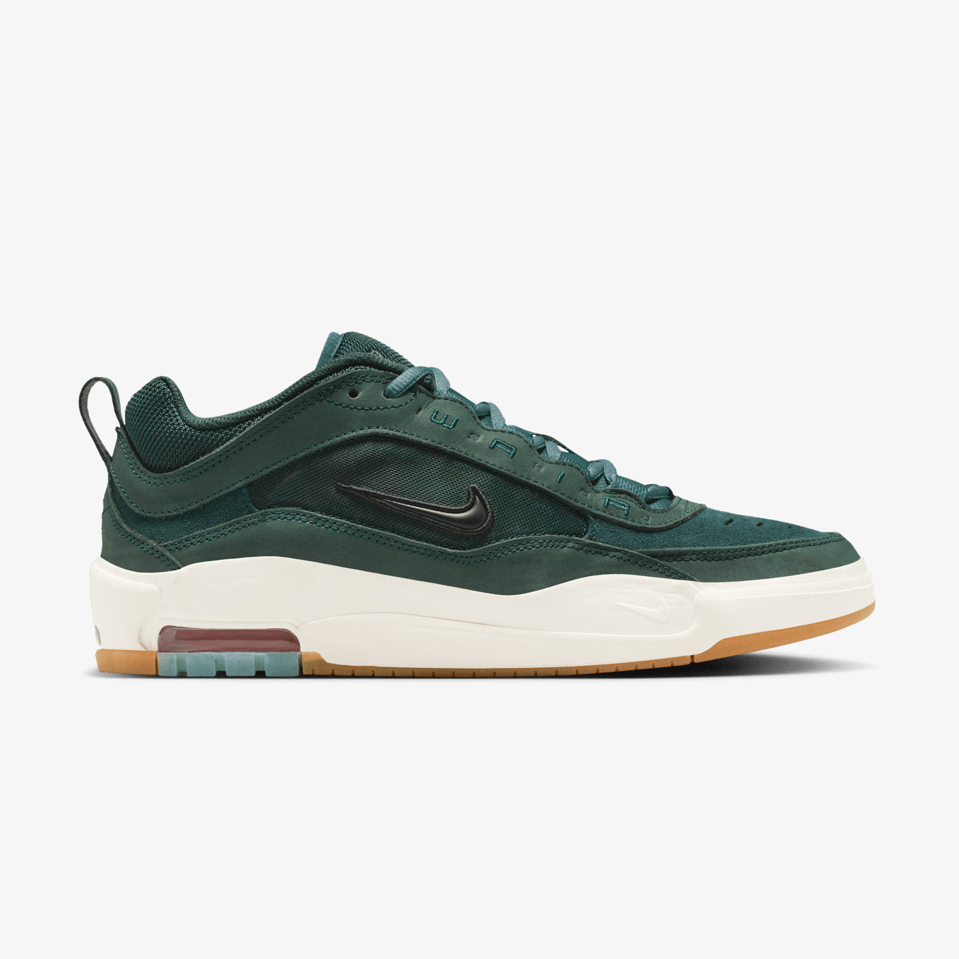 NIke SB Air Max Ishod 2 (Deep Green/White/Gum) - 510 Skateboarding