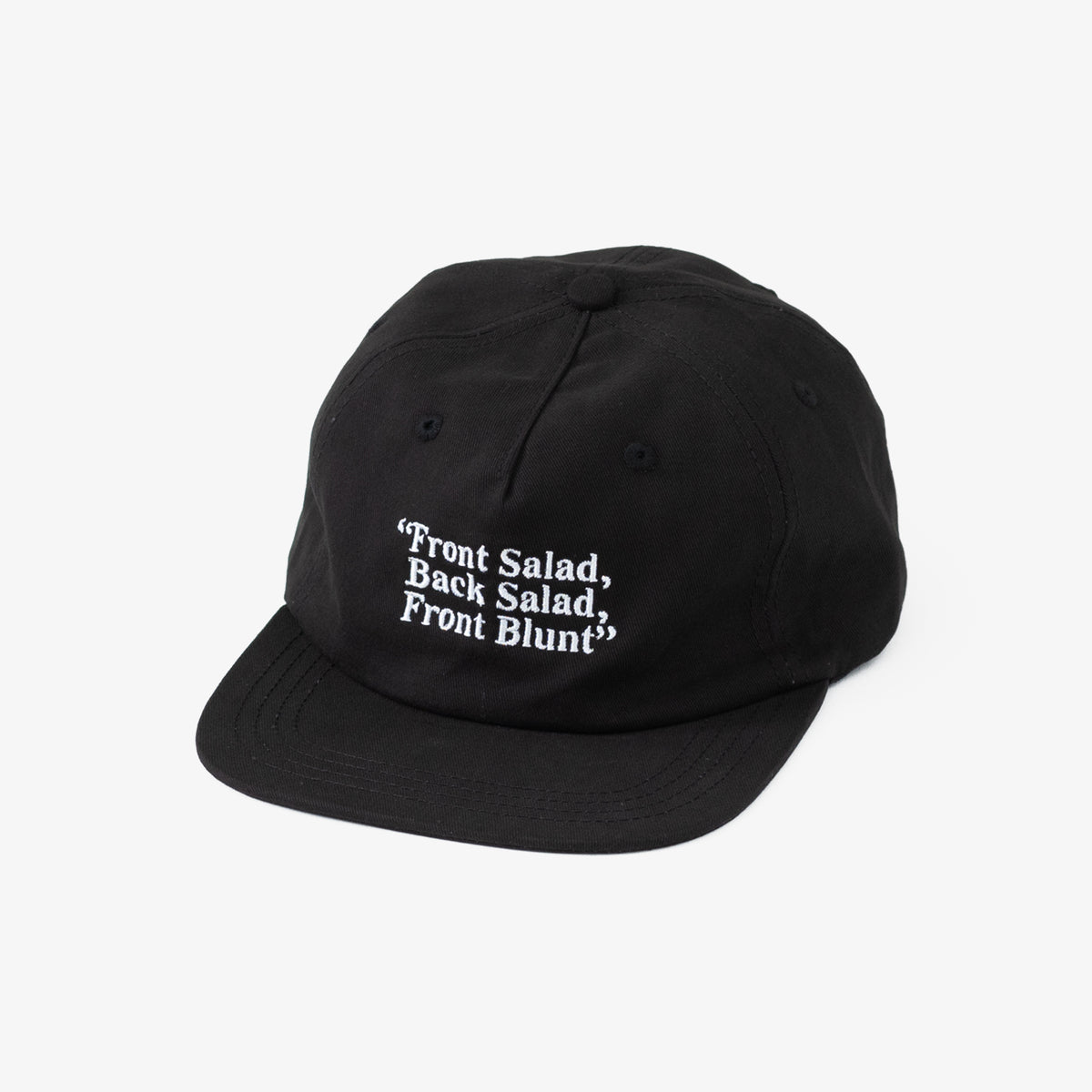 Front Blunt Hat (Black)