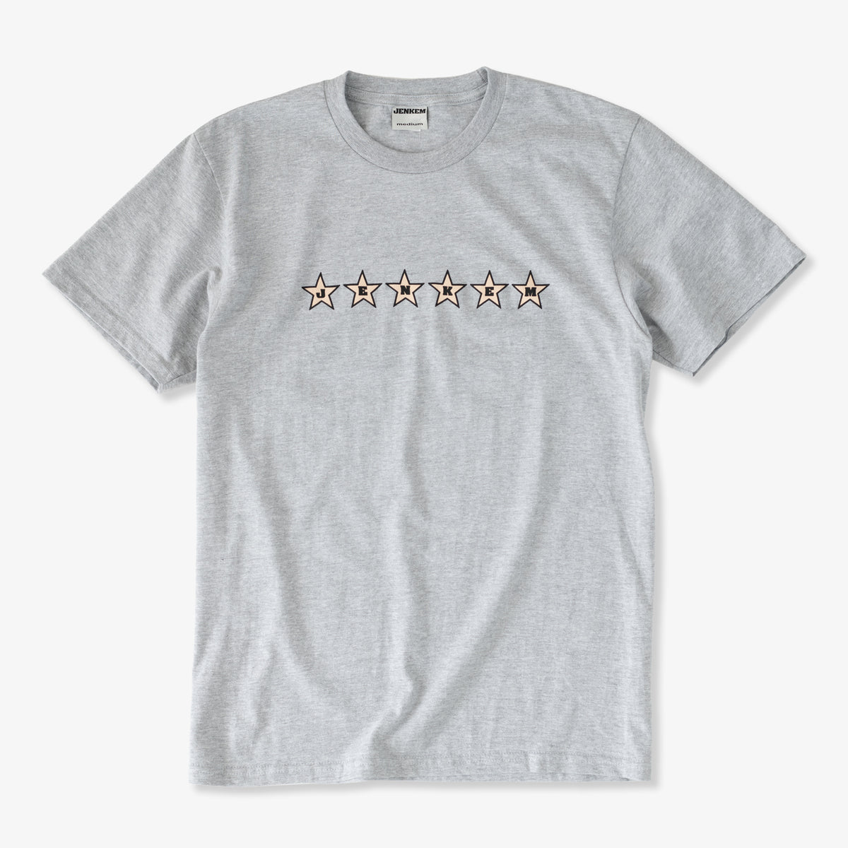 6 Star Tee (Heather Grey)