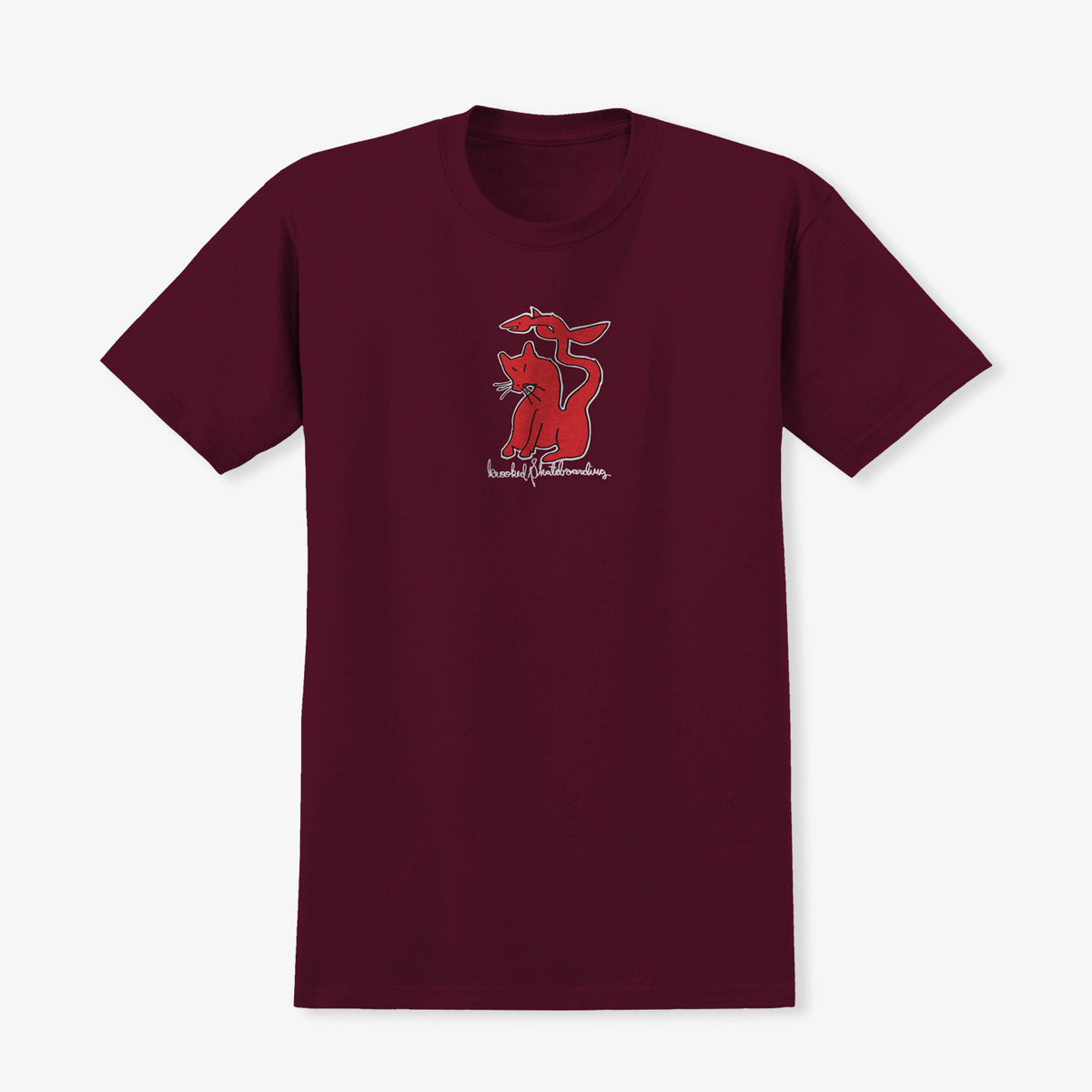 Kat Serpent Tee (Burgundy)
