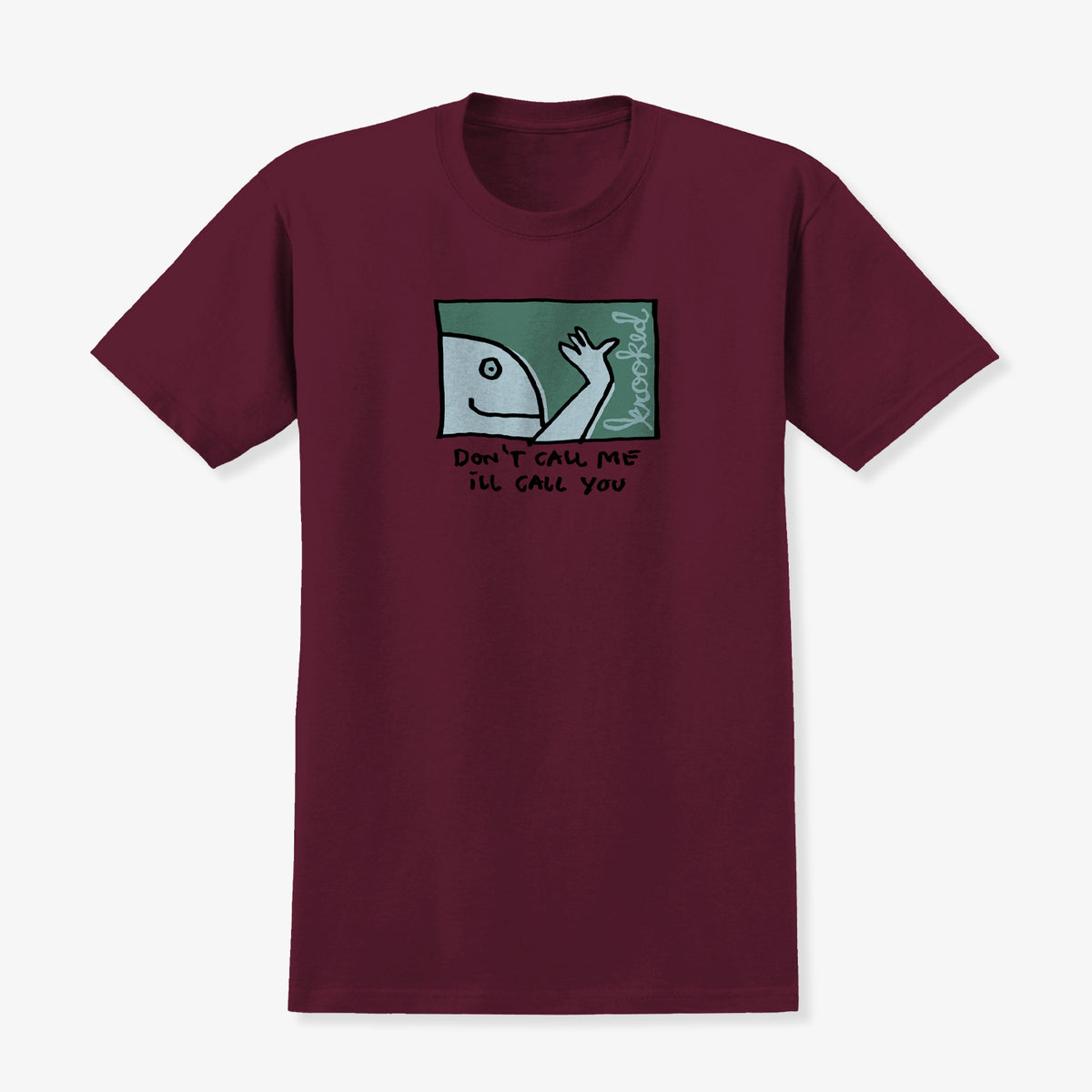 Call Me Shirt (Burgundy)