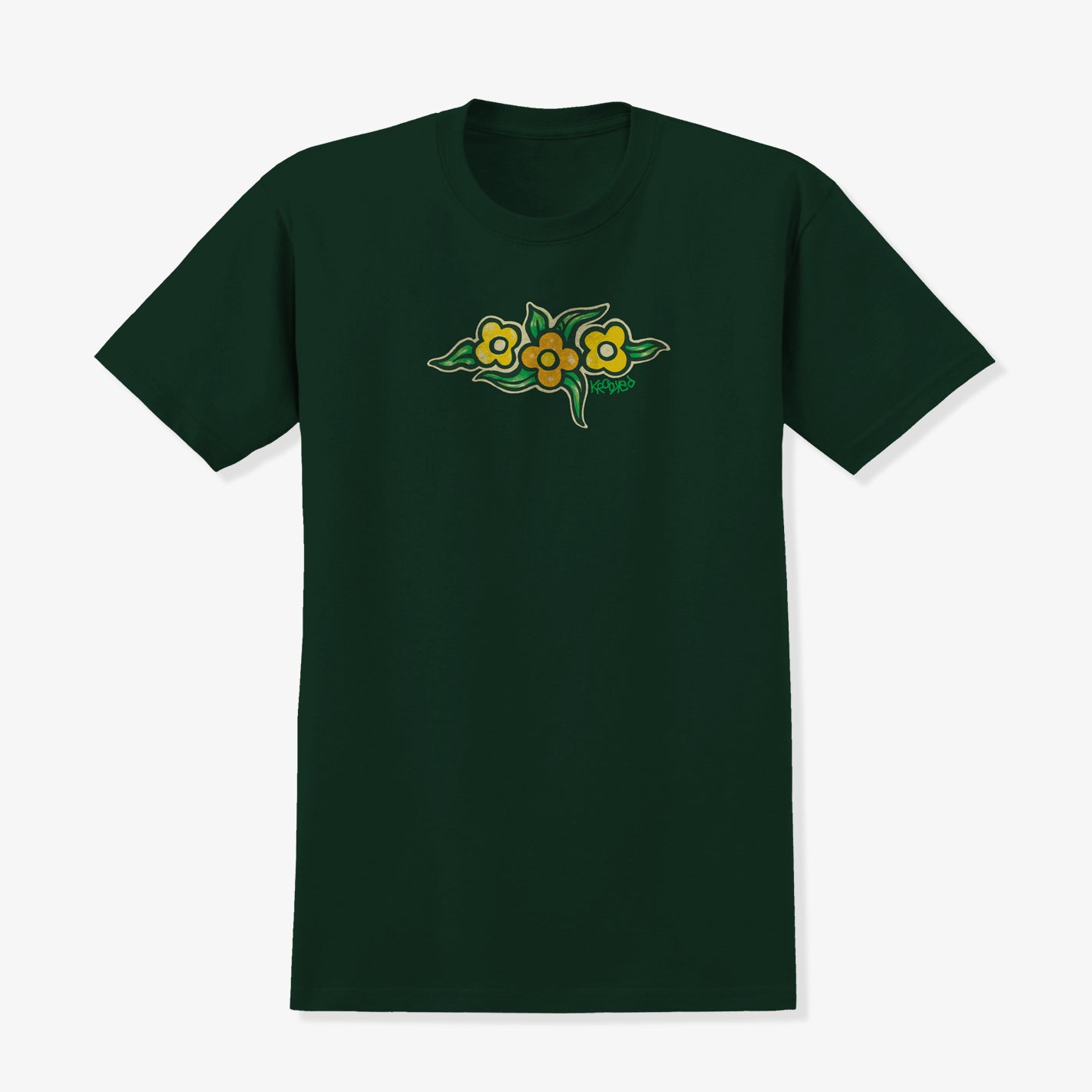  - Flowers Forest Tee (Green)