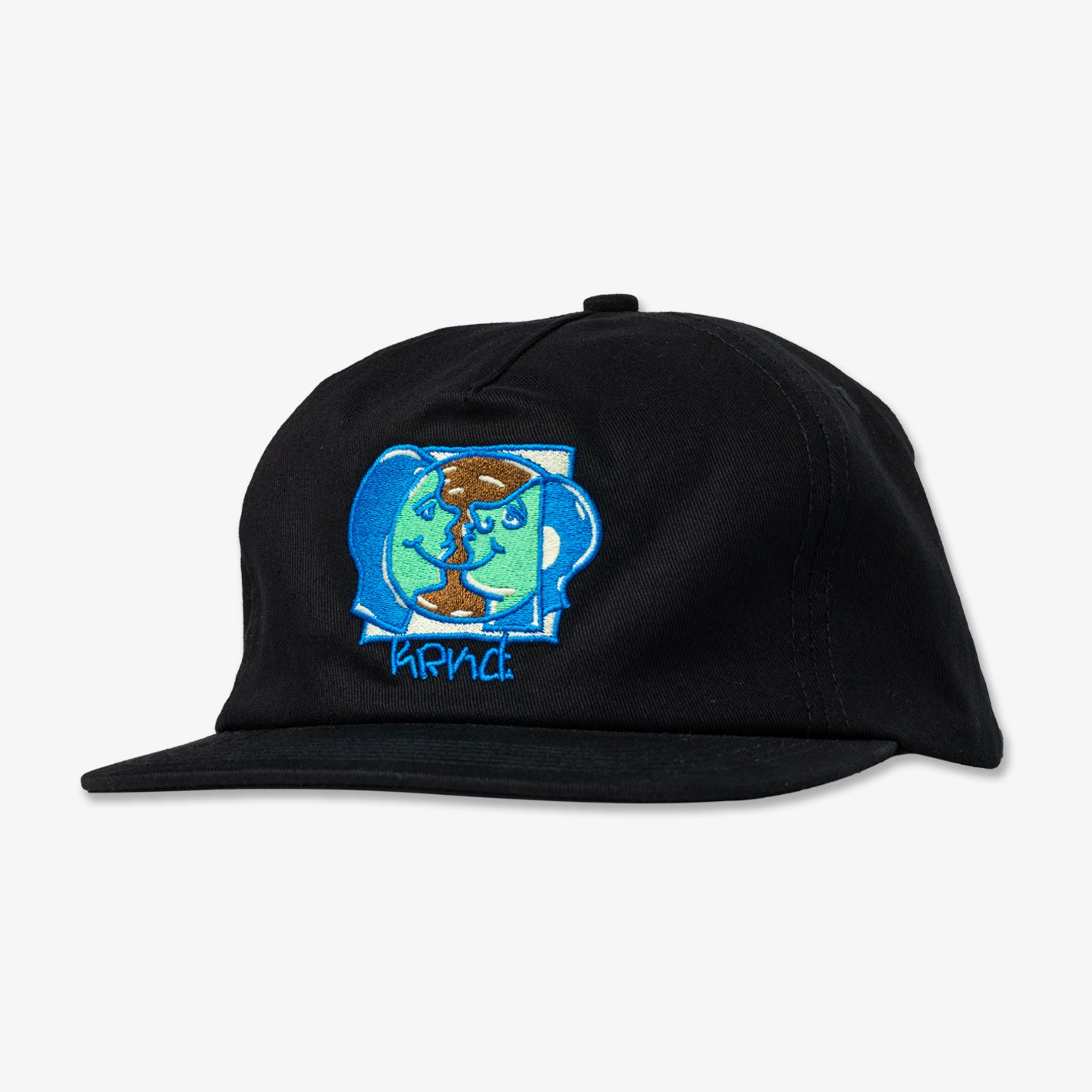  - Moon Smiley Snapback (Black)