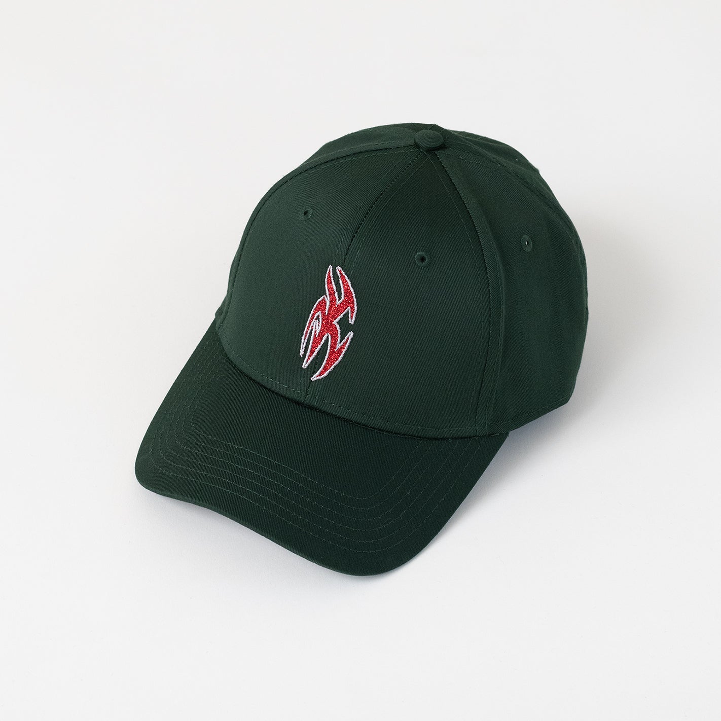  - Shadow Box Hat (Green/Silver)