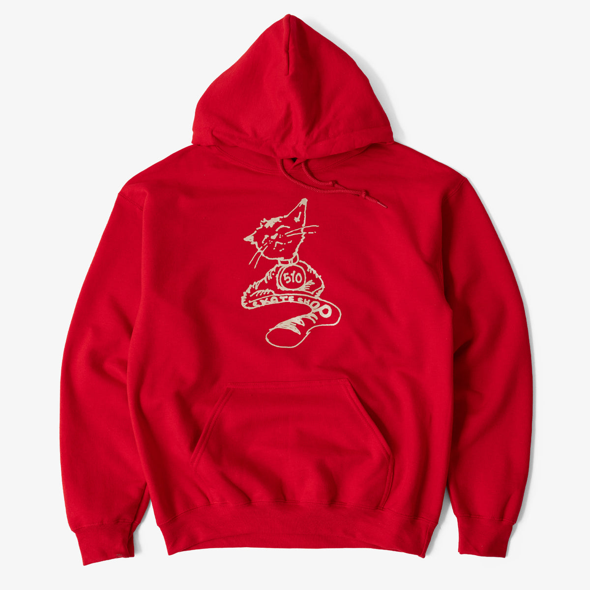 510 Micah Cat Hoodie (Red)