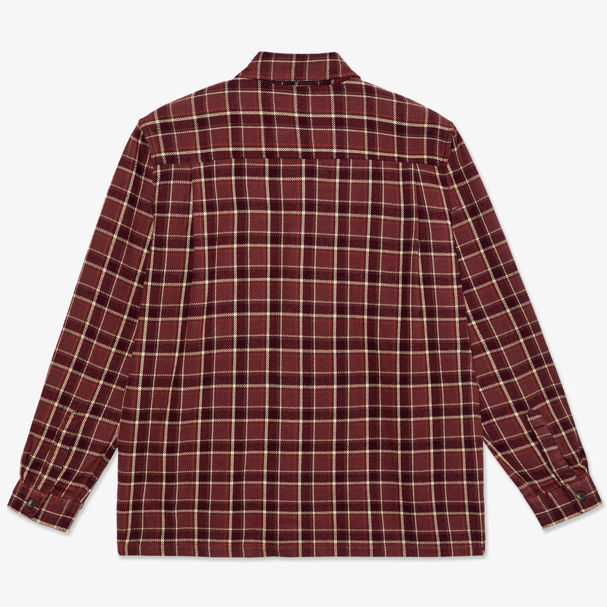 Mike Flannel (Oxblood Check)