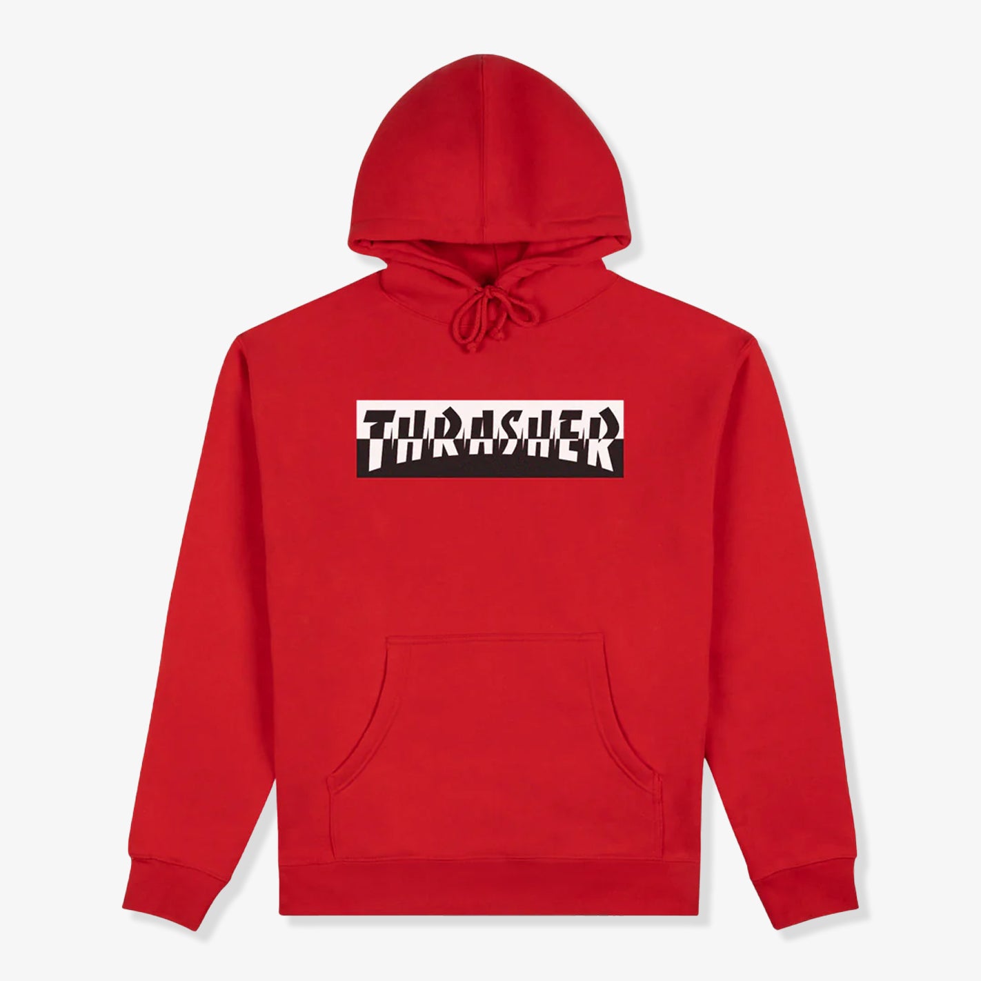 オールドスケート　THRASHER パーカー 赤 Mサイズ Thrasher Mixtape Hoodie (Red) - 510 Skateboarding