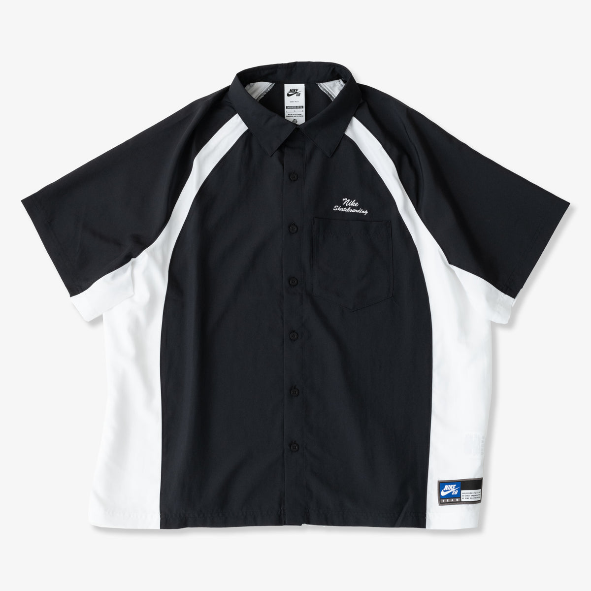 Woven Bowler Tee(Black/White)