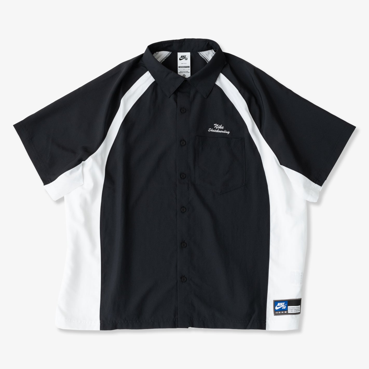  - Woven Bowler Tee(Black/White)