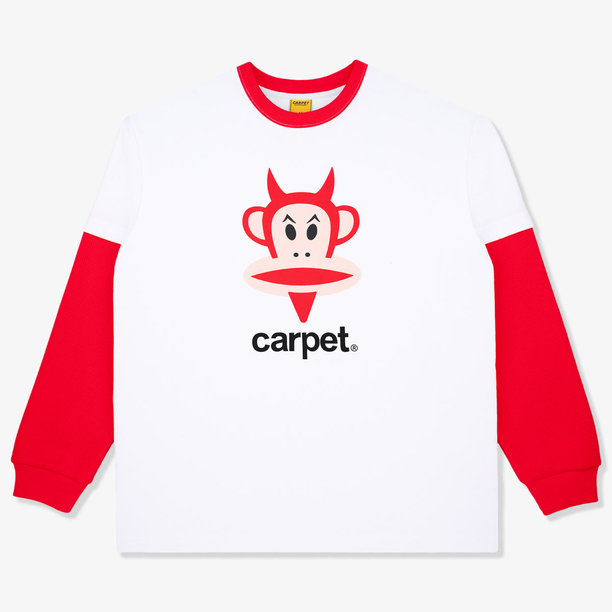 Carpet Devil Julius LS Tee (White)